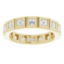 Charger l&#39;image dans la galerie, Bracelet d&#39;éternité en diamant 14K jaune 1 1/8 CTW
