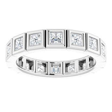 Charger l&#39;image dans la galerie, Bracelet d&#39;éternité en diamant 14K blanc 1 1/8 CTW
