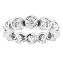 Load image into Gallery viewer, Platinum 1 1/5 CTW Diamond Eternity Band
