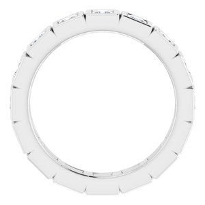 Bracelet d'éternité en diamant 14K blanc 1 1/8 CTW