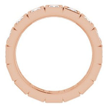 Load image into Gallery viewer, 14K Rose 1 1/8 CTW Diamond Eternity Band
