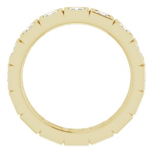 Bracelet d'éternité en diamant 14K jaune 1 1/8 CTW