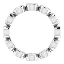 Load image into Gallery viewer, Platinum 1 1/5 CTW Diamond Eternity Band
