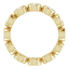 Load image into Gallery viewer, 14K Yellow 1 1/5 CTW Diamond Eternity Band
