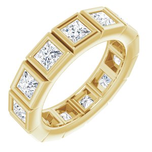 Bracelet d'éternité en diamant 14K jaune 2 CTW