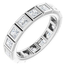Charger l&#39;image dans la galerie, Bracelet d&#39;éternité en diamant 14K blanc 1 1/8 CTW
