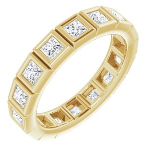 Bracelet d'éternité en diamant 14K jaune 1 1/8 CTW