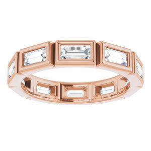 Bracelet d'éternité en diamant 14K Rose 1 3/8 CTW