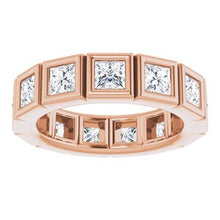 Charger l&#39;image dans la galerie, Bracelet d&#39;éternité en diamant 14K Rose 2 CTW
