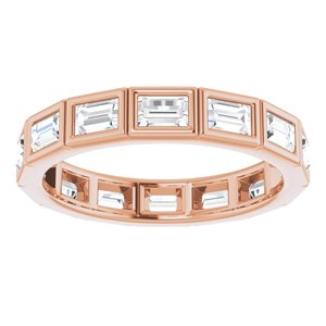 14K Rose 1 1/6 CTW Diamond Eternity Band
