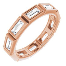 Charger l&#39;image dans la galerie, Bracelet d&#39;éternité en diamant 14K Rose 1 3/8 CTW
