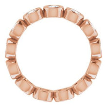 Load image into Gallery viewer, 14K Rose 1 1/3 CTW Diamond Eternity Band
