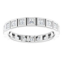 Charger l&#39;image dans la galerie, Bracelet d&#39;éternité en platine 5/8 CTW avec diamants
