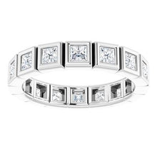 Charger l&#39;image dans la galerie, Bracelet d&#39;éternité en diamant 14K blanc 1 1/8 CTW
