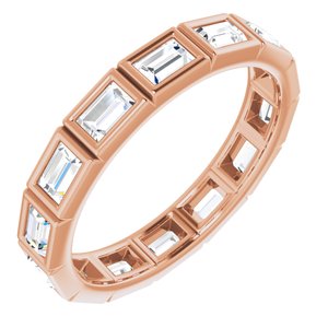 14K Rose 1 1/6 CTW Diamond Eternity Band