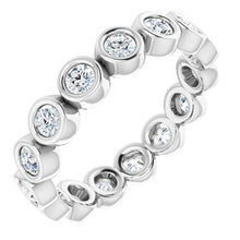 Charger l&#39;image dans la galerie, Bracelet d&#39;éternité en platine 9/10 CTW Diamond
