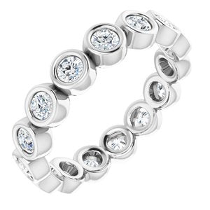 Bracelet d'éternité en platine 9/10 CTW Diamond
