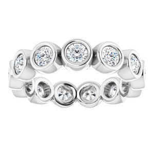 Bracelet d'éternité en diamant 14K blanc 1 1/3 CTW