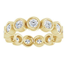 Load image into Gallery viewer, 14K Yellow 1 1/3 CTW Diamond Eternity Band
