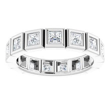 Charger l&#39;image dans la galerie, Bracelet d&#39;éternité en diamant 14K blanc 1 3/8 CTW
