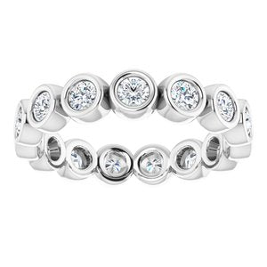 Bracelet d'éternité en platine 9/10 CTW Diamond