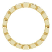 Charger l&#39;image dans la galerie, Bracelet d&#39;éternité diamant 14 carats jaune 9/10 CTW
