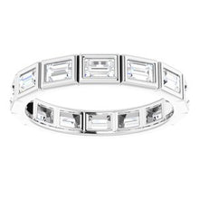 Load image into Gallery viewer, Platinum 1 1/6 CTW Diamond Eternity Band
