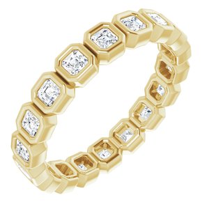 Bracelet d'éternité diamant 14 carats jaune 9/10 CTW