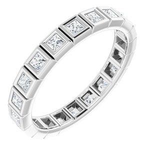 Bracelet d'éternité en platine 5/8 CTW avec diamants