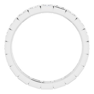 Bracelet d'éternité en platine 5/8 CTW avec diamants