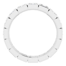Charger l&#39;image dans la galerie, Bracelet d&#39;éternité en diamant 14K blanc 1 1/8 CTW
