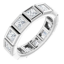 Load image into Gallery viewer, Platinum 2 CTW Diamond Eternity Band
