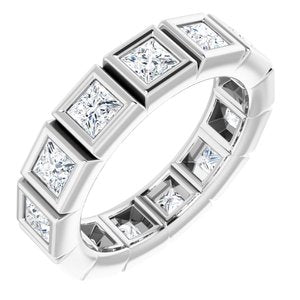 Platinum 2 CTW Diamond Eternity Band