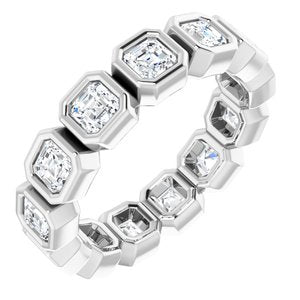 Platinum 2 CTW Diamond Eternity Band