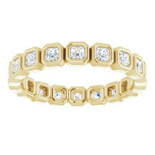 Charger l&#39;image dans la galerie, Bracelet d&#39;éternité diamant 14 carats jaune 9/10 CTW
