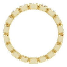 Charger l&#39;image dans la galerie, Bracelet d&#39;éternité diamant 14 carats jaune 9/10 CTW
