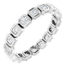 Load image into Gallery viewer, Bezel-Set Eternity Band  
