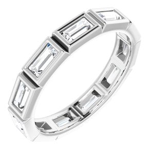 Platine 1 CTW Diamond Eternity Band