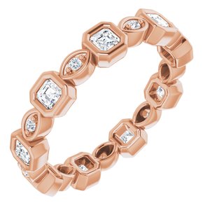 Bracelet d'éternité en diamant 14K Rose 5/8 CTW
