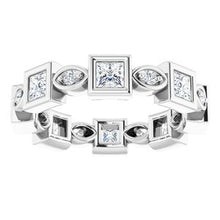 Charger l&#39;image dans la galerie, Bracelet d&#39;éternité en platine 3/4 CTW Diamond
