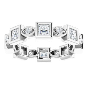 Bracelet d'éternité en platine 3/4 CTW Diamond