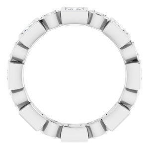Bracelet d'éternité en platine 3/4 CTW Diamond