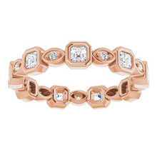 Charger l&#39;image dans la galerie, Bracelet d&#39;éternité en diamant 14K Rose 5/8 CTW
