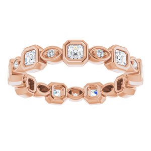 Bracelet d'éternité en diamant 14K Rose 5/8 CTW