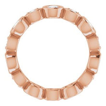 Charger l&#39;image dans la galerie, 14K Rose 1 CTW Diamond Eternity Band
