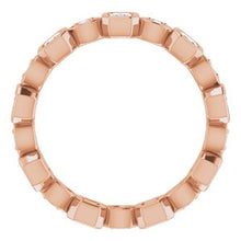 Charger l&#39;image dans la galerie, Bracelet d&#39;éternité en diamant 14K Rose 5/8 CTW
