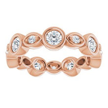 Charger l&#39;image dans la galerie, 14K Rose 1 CTW Diamond Eternity Band
