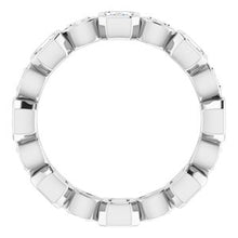 Charger l&#39;image dans la galerie, Platine 1 CTW Diamond Eternity Band
