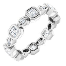 Charger l&#39;image dans la galerie, Platine 1 CTW Diamond Eternity Band
