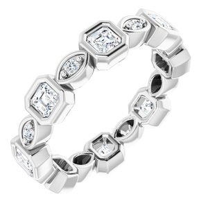 Platine 1 CTW Diamond Eternity Band